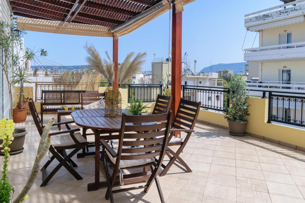 Central Penthouse In Quiet Neighborhood Near Sandy Beach Χανιά Εξωτερικό φωτογραφία