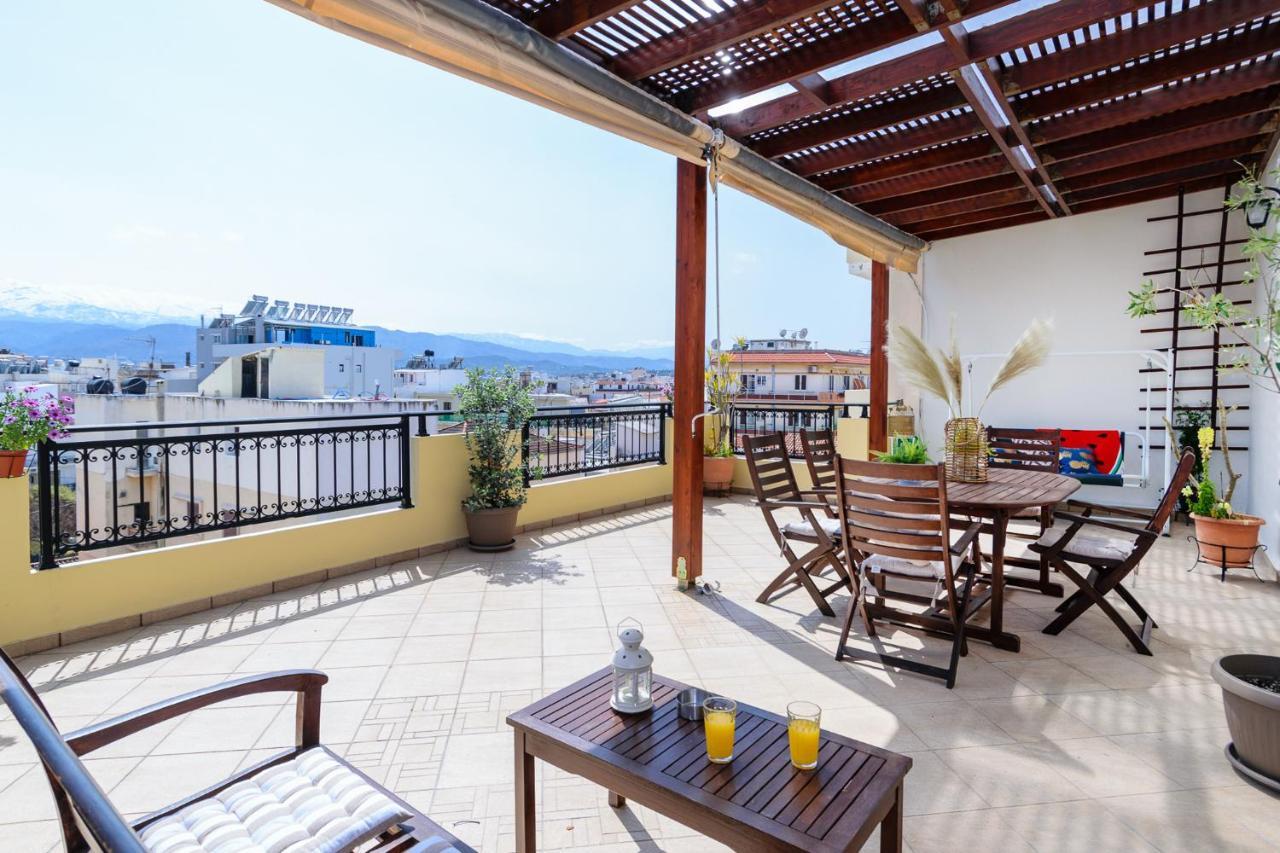 Central Penthouse In Quiet Neighborhood Near Sandy Beach Χανιά Εξωτερικό φωτογραφία